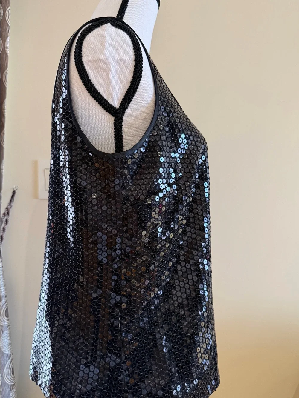 Liz Claiborne black sequin